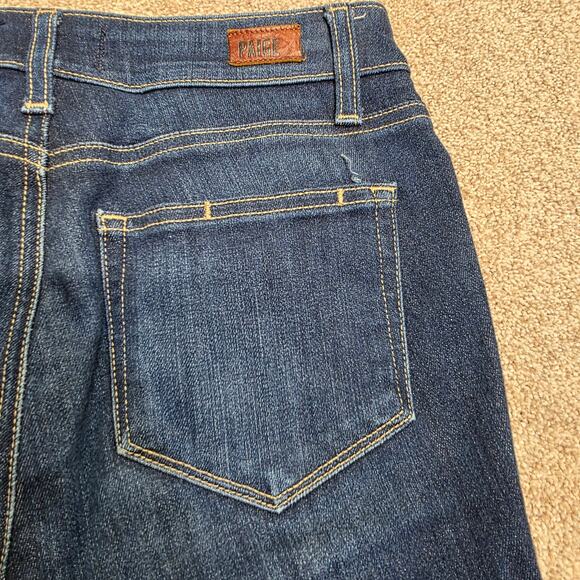 flattering comfortable Stretch Paige Hoxton Ultra Skinny Denim Designer sz 25 - Picture 9 of 15